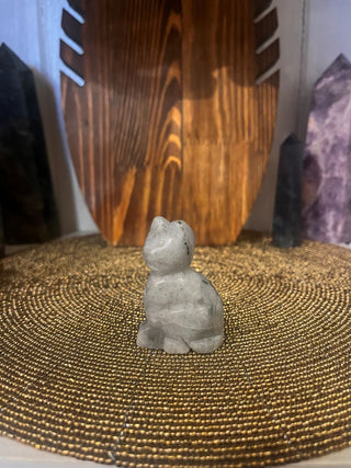Crystal Cat Carving
