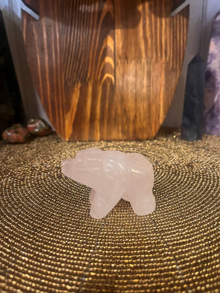 Crystal Bear Carvings - Lrg