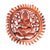 Round Ganesha Carving Wall Art (30 cm)